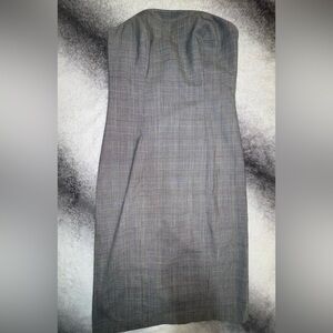 Express Glen Plaid Gray Purple Tube Straight Pencil Dress 9/10 (A8)‎